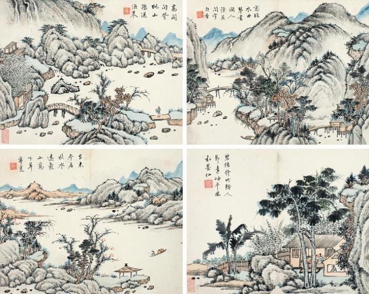 Shen Rong | 4 Works: Landscape | MutualArt
