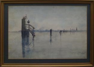Canal de Venise a Maistre - Ernest Constant Simon