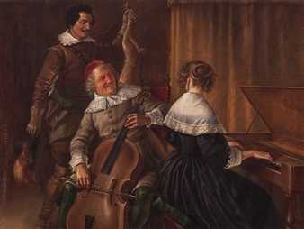 Allegory of the Hunt and Music - Ludwig Sigmind Ruhl