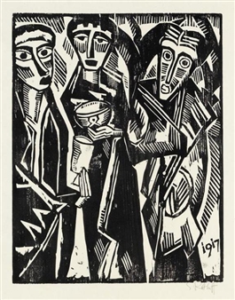 Schmidt Rottluff Karl Die Heiligen Drei Könige 1917