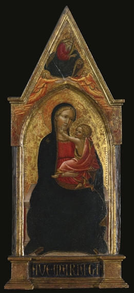 Giovanni dal Ponte | MADONNA AND CHILD ENTHRONED, GOD THE FATHER WITH ...