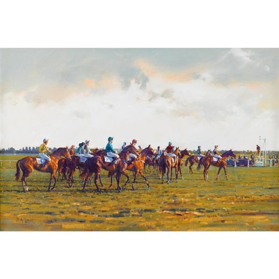 MAKE A LINE, JOCKEYS by Peter Smith