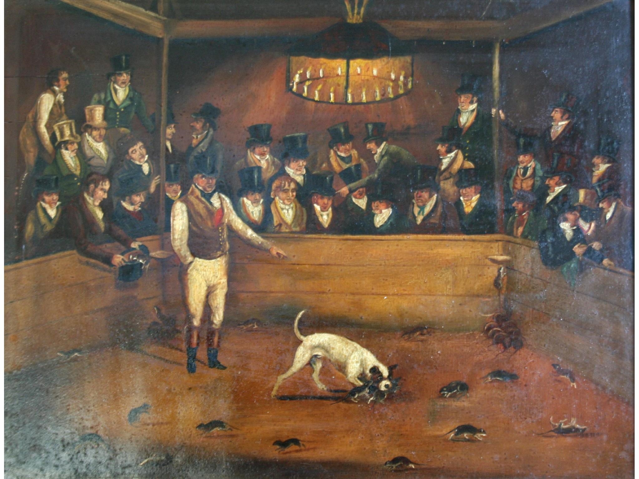British School, 19th Century | Billy, The Celebrated Rat killing Dog ...