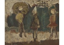 Artwork by Bell Kushida, 2 works; Figure, Made of oil on canvas