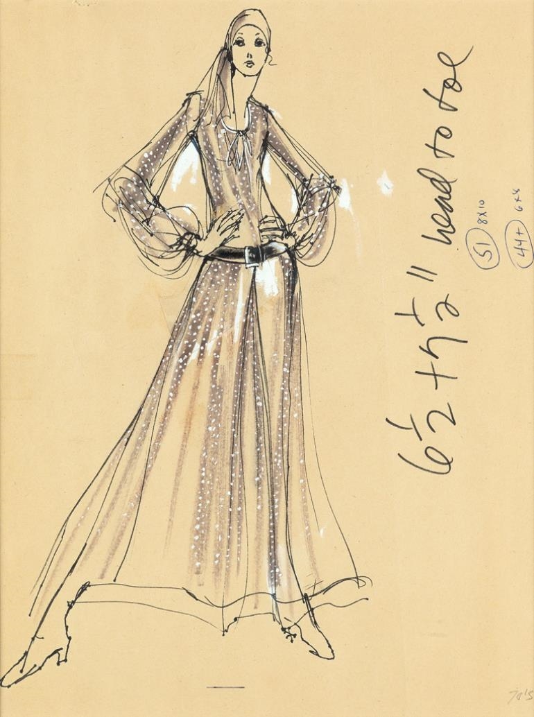 Artwork by Anna Maria Magagna, Gypsy, Made of Ink, gouache, and marker on paper