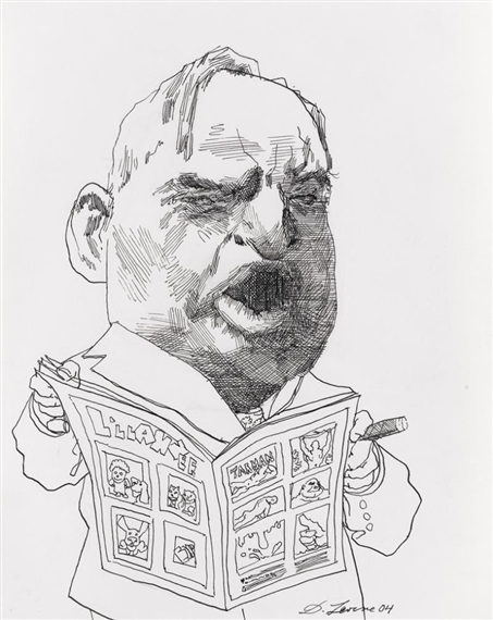 Fiorello La Guardia by David Levine, 2004