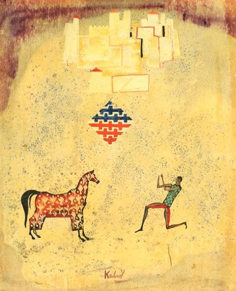 Horse and Master by Khalid Al Rahal