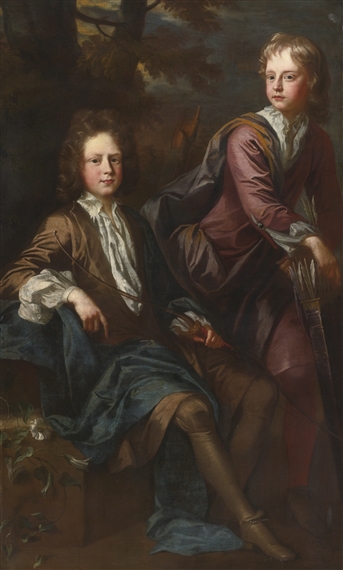 PORTRAIT OF THOMAS AND GEORGE DASHWOOD by John Closterman