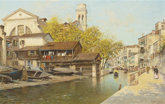 RIO SAN TROVASO, VENICE by Rafael Senet