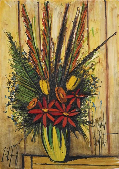 ベルナール・ビュッフェ【Le bar du Liberty's】 Bernard Buffet | Le bar du Liberty's (1950) | MutualArt