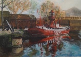 Lightship Nore moored St Katherine's Dock - Gareth Nicholas Hughes
