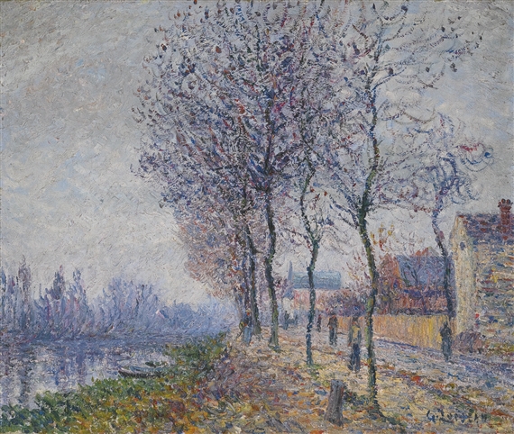Gustave Loiseau | BORD DE RIVIÈRE, OISE (1900) | MutualArt