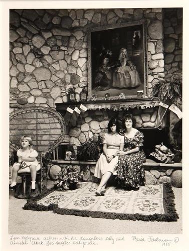 Artwork by Raisa Fastman, Lynn Redgrave with her Daughters, Made of Gelatin silver print