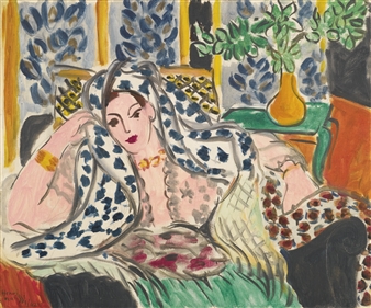 ODALISQUE AU FAUTEUIL NOIR - Henri Matisse