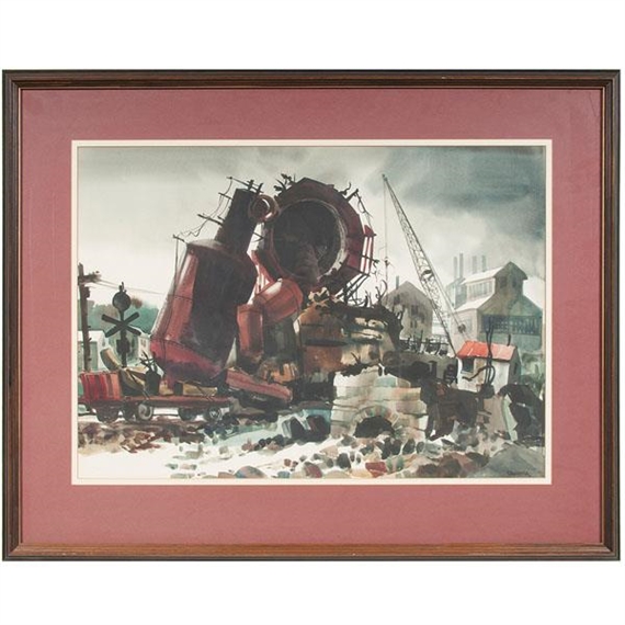 Albert Parella | 2 works; steel industry in northeastern Ohio | MutualArt