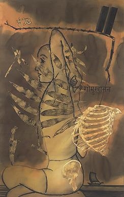 Cage by Atul Dodiya, 2003