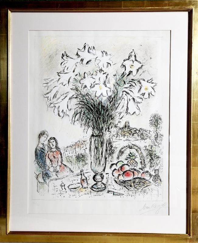 Les Arums by Marc Chagall