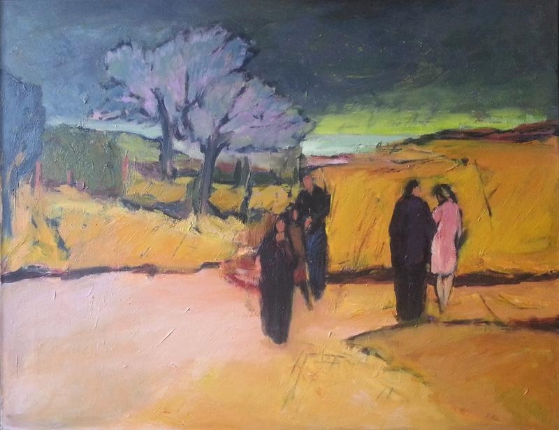 Artwork by Ulrike Hahn, Before the Storm, Made of Oil on Canvas