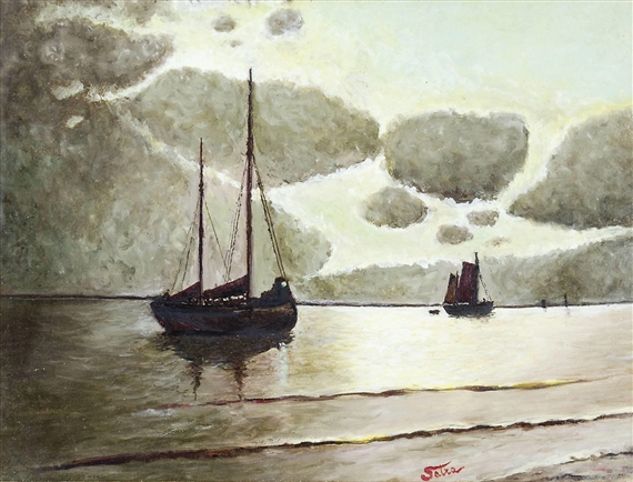 Sailboats by Augustin Satra