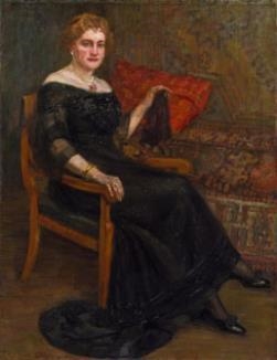 Artwork by Wilhelm Thöny, Portrait of a Lady, Made of Oil on canvas