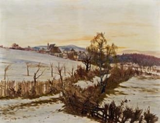 Winter Landscape by Anton Filkuka