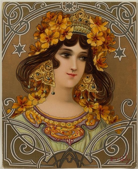 Maiden with Flowers