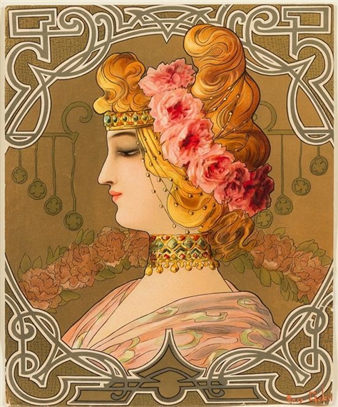 Maiden with Flowers