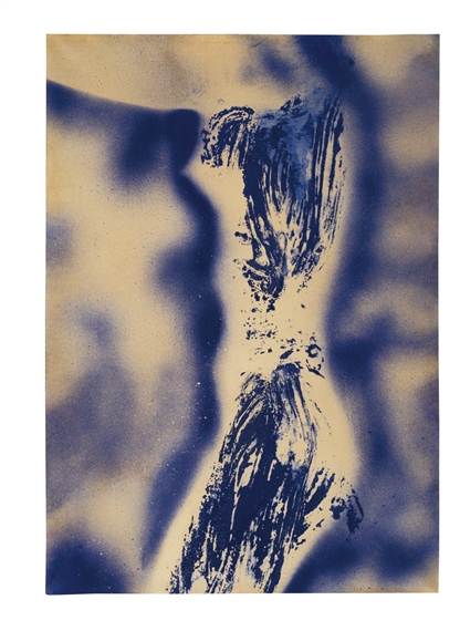 UNTITLED ANTHROPOMÉTRIE (ANT 9) by Yves Klein, 1960