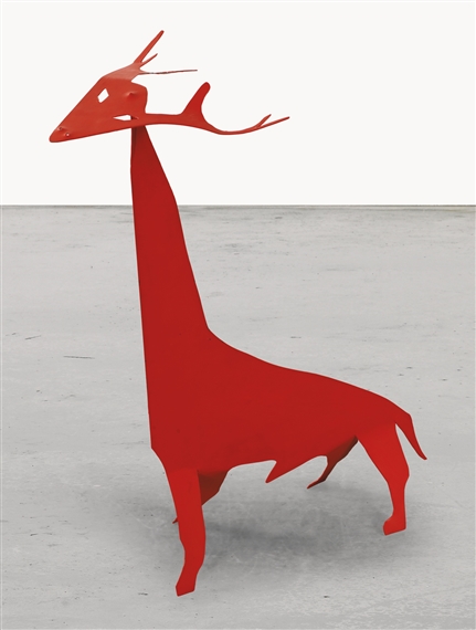 THE RED STAG by Alexander Calder, 1973