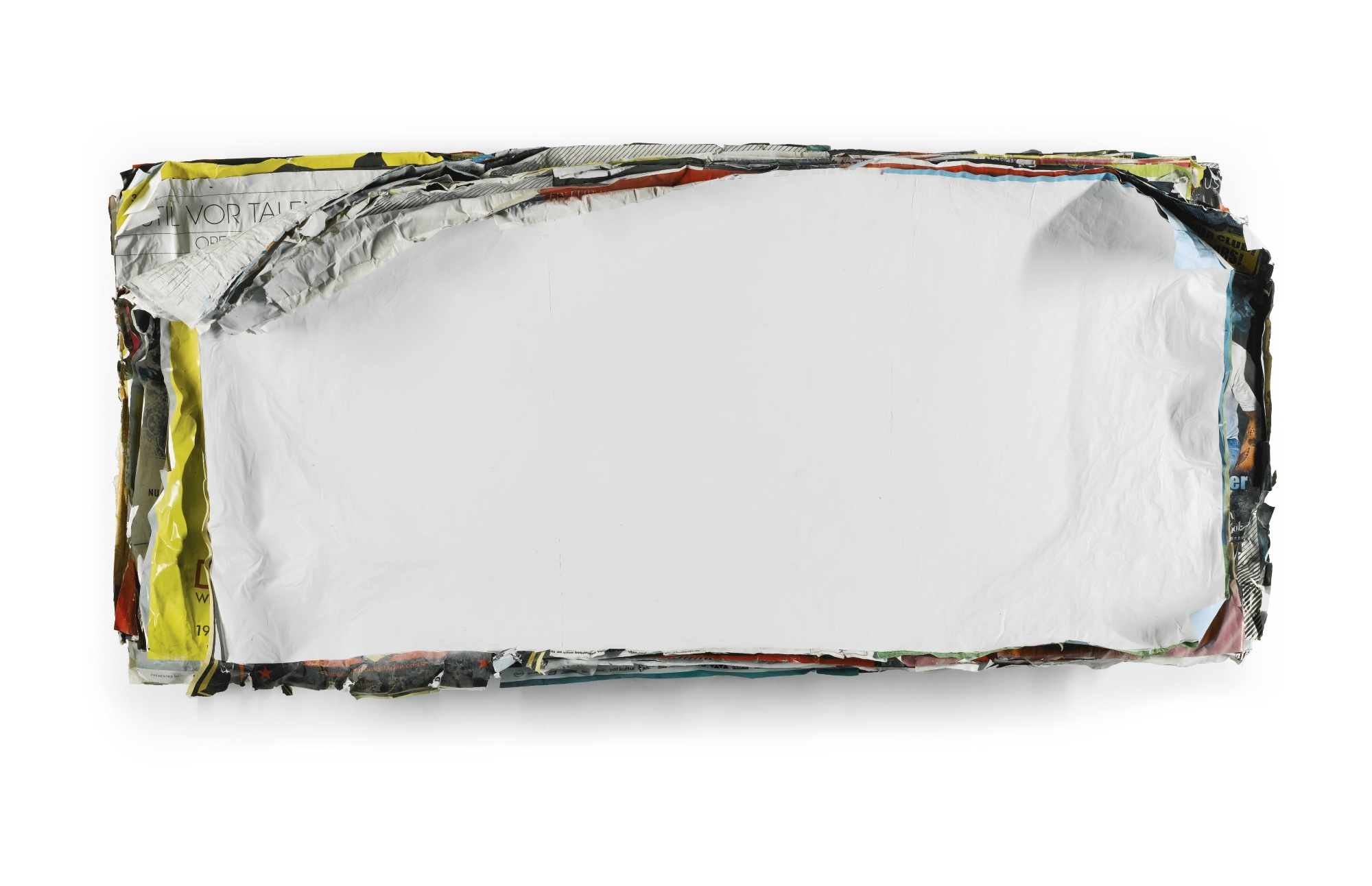 Artwork by Klara Liden, UNTITLED (POSTER PAINTING), Made of reclaimed posters