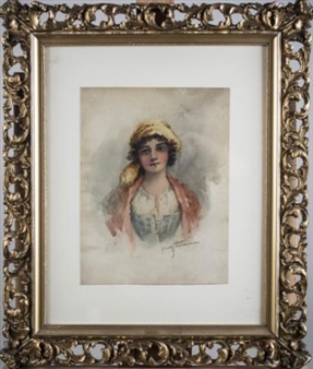 Portrait of a Young Lady - Lillian M. Furniss