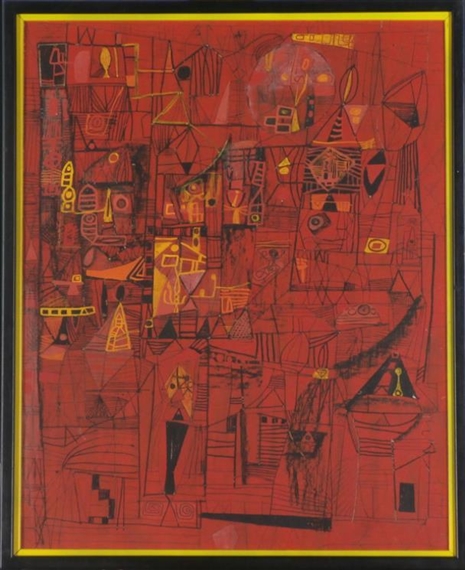 Red City by Ynez Johnston, 1950