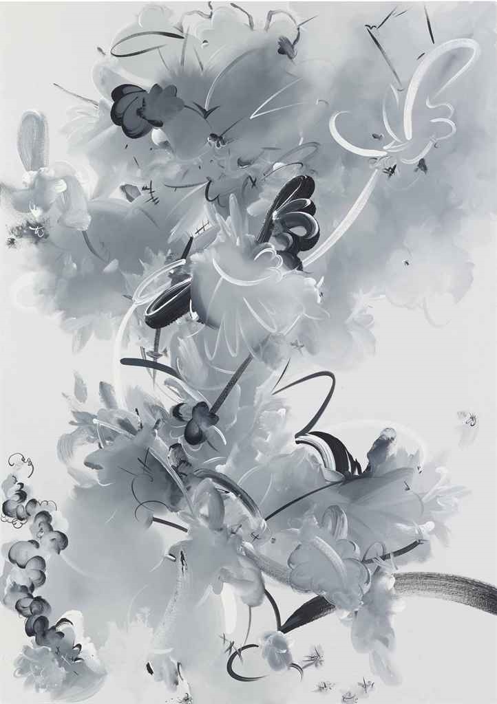 Artwork by Fiona Rae, Figure 1i, Made of oil and acrylic on canvas