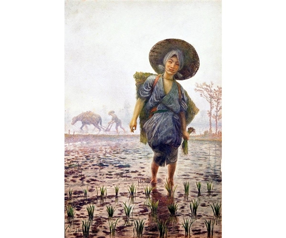 Soseki J Kasagi | Oriental Farmworkers | MutualArt