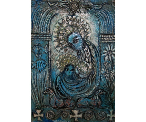 Madonna and Child by Monica English
