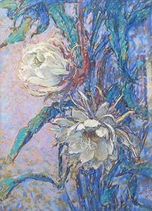 Bunga Wijayakusuma by Lee Man Fong, 1990