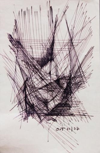 Saeta by Fernando Zóbel, 1957