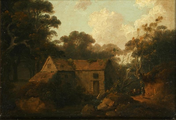 Ash (or Ask) Mill, Borrowdale, Cumberland by John Rathbone