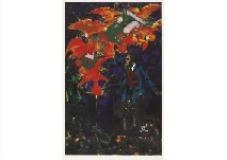 Set of 5: Precognition I-V plus four other works by Tadanori Yokoo, 1989