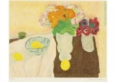 Set of 4: Still life with lemon plus three other works by Pierre Boncompain