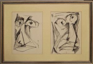 Expressionist head studies - Gerrard Desick