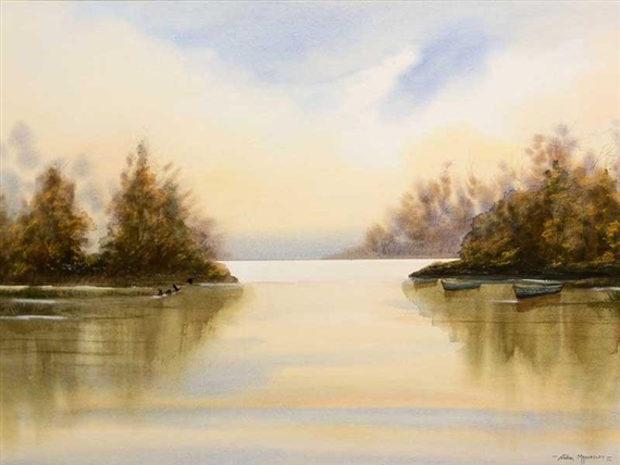 Lakescape by Johan Maneveldt