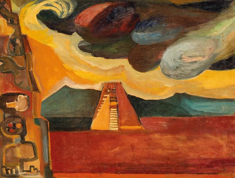 Sudjana Kerton | Mexico Scene (1963) | MutualArt