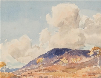 THE CLOUD, ARRAN  and THE LOCH RANZA ROAD - Archibald Sandeman