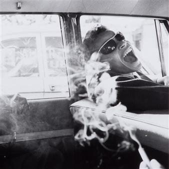 Boys Smoking in a Car - Charles Harbutt