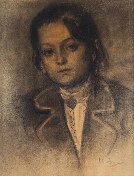 Girl in pleasant blouse