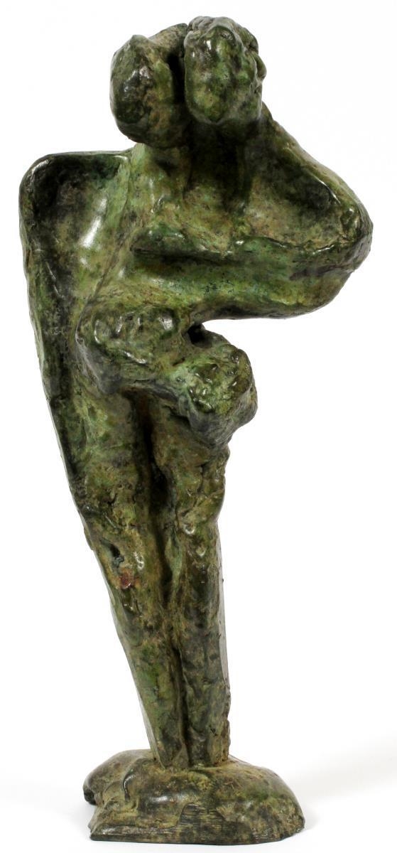 Artwork by Hanna Stiebel, Sculpture, Made of Bronze with green patina