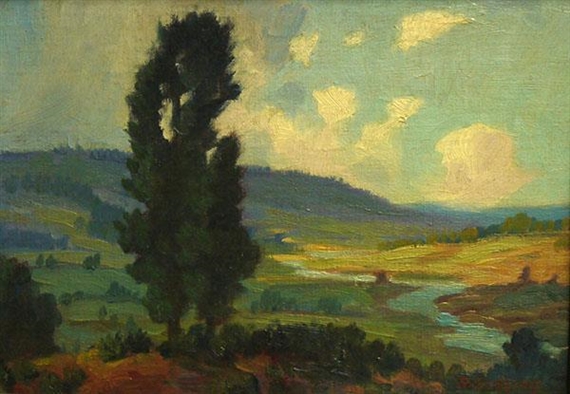 Untitled (Foothills Landscape) by Roland Gissing