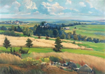 Summer landscape - František Hladík