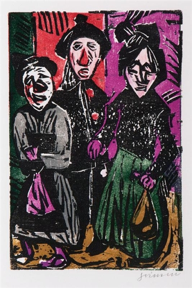 Three Carnival Children by Willem Grimm